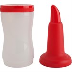 Freepour Bottle Red 1Ltr 3320R Beaumont