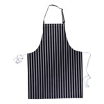 Butcher Apron Navy White Stripe S839
