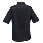 Chefs Jacket C746 Small S/Sl Black Mesh Air Pro
