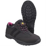 Shoe FS706 Sz4 Safety Black S/C S/M S1P