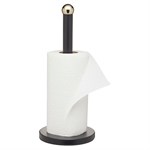 Kitchen Roll Holder Blk & Brass M/Class MCBRSTOW