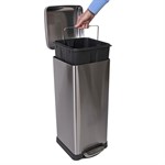 Pedal Bin 30Ltr Brushed Steel Soft Close 104676