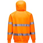 Sweatshirt Hooded Sm Hi- Vis Orange B304 Portwest