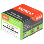 Frame Screw Timber Hex Green 6.7x60 (Box 50)