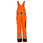 Bib & Brace Large Hi-Vis Or/Black 089900R Elka