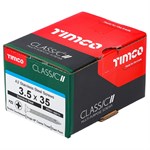 Woodscrew Csk Pozi 3.5 x 35mm S/S (Box 200)