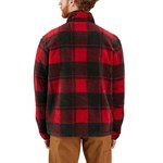 Fleece 106443 Sml 1/4 Zip Crabapple/Black