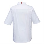 Chefs Jacket C746 Med S/Sl White Mesh Air Pro