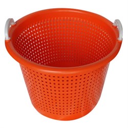 Fish Basket c/w Fixed Hdls Orange 44Ltr FB0001