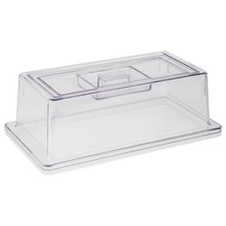 Buffet Cover GN 1/3 Clr Polycarb 30x15.5cm 11043