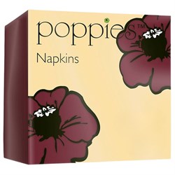 Napkin 40 2Ply Burgundy (2000) 4024BX/D62P-BY