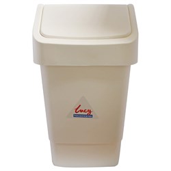 Swing Bin Plastic White 9Ltr L2266202 SYR