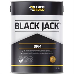 Damp Proof Memb 5Ltr Black Jack 852663 Sika