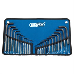 Hex Key Set Short 25pc MM/AF 33892 Draper