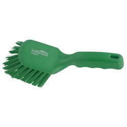 Brush Churn Short Handle Stiff Green D4G Hill
