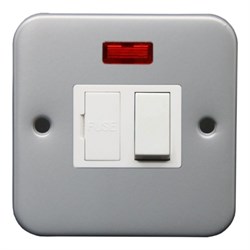 Switched Spur 1 Gang Neon Metal Cald 390361