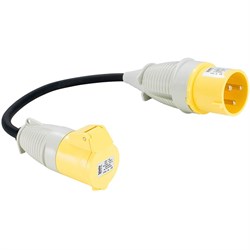 Fly Lead 16A Socket 32A Plug  110v E85323
