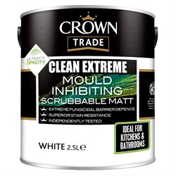 Paint Mould Inhibiting White Matt 2.5Ltr Crown