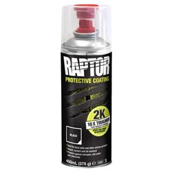 Paint Spray Raptor Black 2K 400ml U-Pol