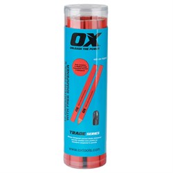 Pencil Carpenters Medium Red Pkt10 OX-T022910