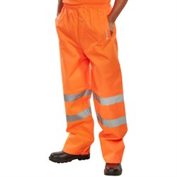 Beeswift TEN Hi-Vis Waterproof Traffic Trousers