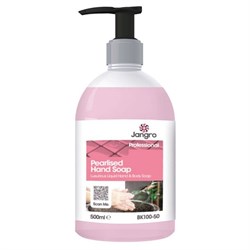 Hand Soap 500ml Pump Pearl BK101/BK100 Jangro
