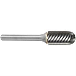 Burr Ball Nosed Cylinder 10 x 6mm Shank GT3600