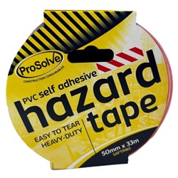 Tape Adhesive 50mm x 33Mtr Red/White SAFTRW2