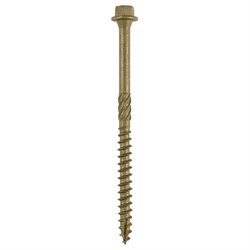 Frame Screw Timber Hex Green 6.7x100 (Box 50)