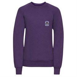 St Duthus School Sweatshirt Purple