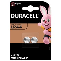 Battery Duracell 1.5v Alkaline (Pkt2) LR44