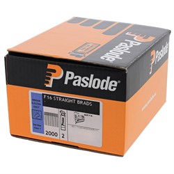 Paslode F16 Electro Galvanised Straight Brads