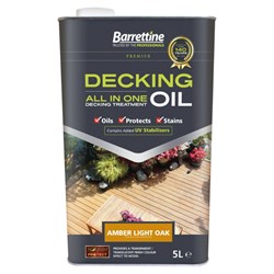 Decking Oil Amber L/Oak 5Ltr DOCP005 Barrattine