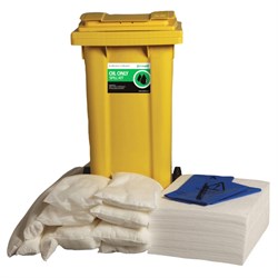 Oil Spill Response Kit 120Ltr W/Bin EUROOSK120