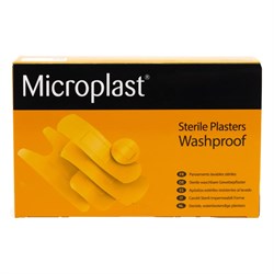 Plaster Washproof 2.5 x 7.5cm (100) 86930 Microp