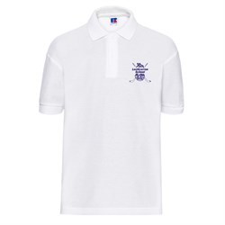Lochcarron Primary White Polo Shirt