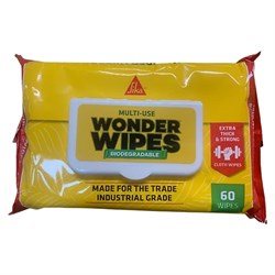 Wonder Wipes Biodegrade (Pkt60) 780111 Sika
