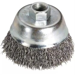 Wire Brush Cup 80mm M14 Crimped 9404-0513 Record