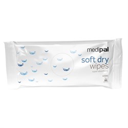 Wipes Soft Dry (Pkt100) 24x18cm CG226 Medipal