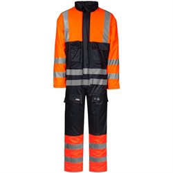 Lyngsoe Rainwear LR33-05/03 Hi-Vis Winter Lined Coverall