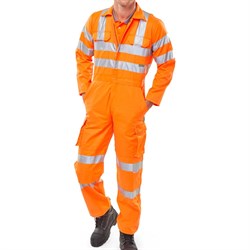 Beeswift RSC Hi-Vis Railspec Coverall