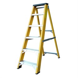 Step Ladder Fibreglass 6Tread NGFBB6M Lyte