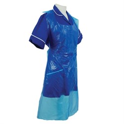 Apron Disp Blue 27x42
