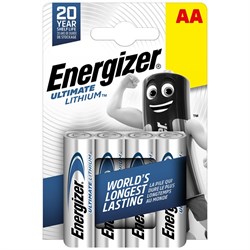 Battery AA Ultimate Lithium (Pkt4) Energizer
