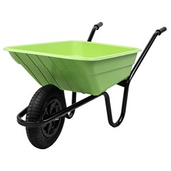 Wheelbarrow 90Ltr Poly Propylene Lime SHLIMPP