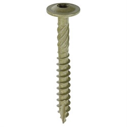 Frame Screw Timber Wafer Green 6.7x60 (Box 50)