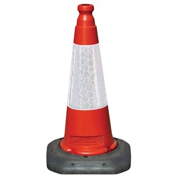 Road Cone 50cm Dominator c/w Sealbrite Sleeve