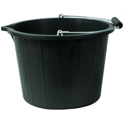Bucket Plastic Black 3 Gal FAI3GBUCKET 320622
