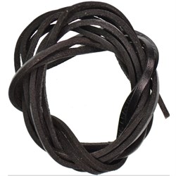 Lace Leather Black 120cm 11941 Dasco