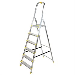 Step Ladder Alu 6 tread Bayersystem